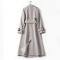 thumbnail image 3 of Manteau Femme Ajusté Manteau Veste Longue Coupe-Vent Trench, 3 of 3