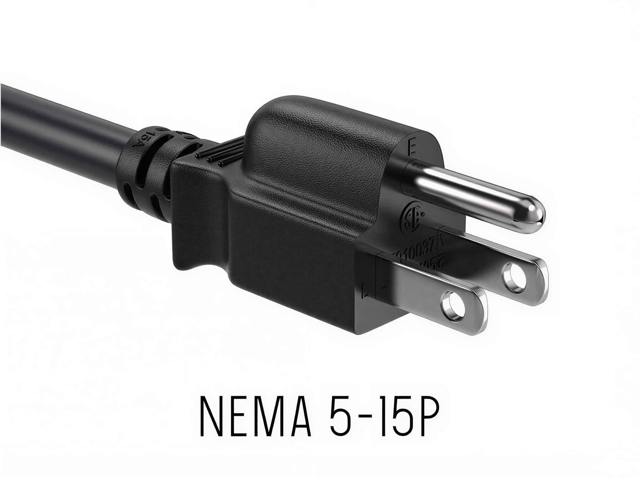 Cable Leader 10 ft 14 AWG Universal Power Cord IEC320 C13 to NEMA 5-15P