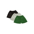 thumbnail image 2 of Up2date Fashion's Men's Satin Shorts / Boxers 3-Piece Multi-Color Combo Pack (MSC01-B), 2 of 5