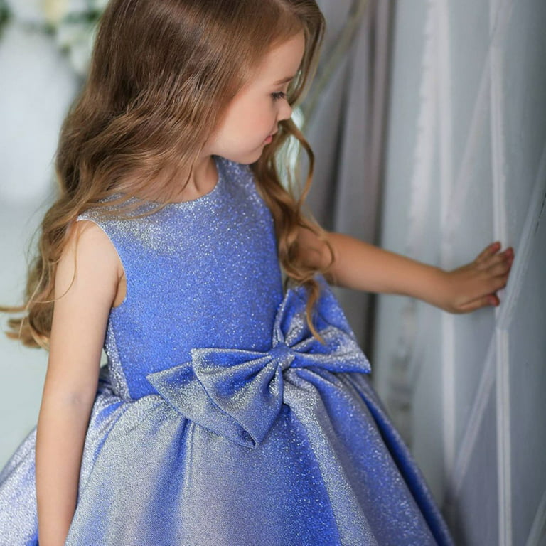 URMAGIC 3-9 Years Girls Sequin Lace Sleevesless Holiday Princess Dress Kids A Line Wedding Party Evening Pageant Gown - Walmart.com
