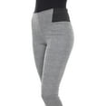 thumbnail image 3 of White Mark Pantalon Ajusté Jacquard pour Femmes, 3 of 5