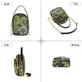 thumbnail image 3 of FORMRS Crossbody Bag for Women Quilted Travel Shoulder Cell Phone Purse with Chain Strap Handbag, Gray Floral, 3 of 7