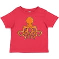thumbnail image 3 of Inktastic Orange Octopus Boys or Girls Toddler T-Shirt, 3 of 5