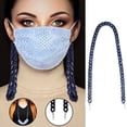 thumbnail image 4 of Eyeglasses Chain, High-elastic Face Cover Chain  For Sunglasses Lanyard Accessory Navy Blue, 4 of 8