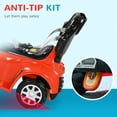 thumbnail image 5 of Qaba 3 in 1 Push Car, Sliding Car with Removable Handle, Music, Horn, Red, 5 of 9