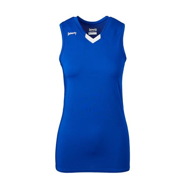 Soffe Intensity 400040006930 Women Deep Set Racer Back, Royal - Medium
