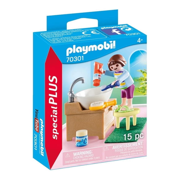 Niña con Lavabo Playmobil Special Plus 15 Piezas