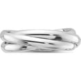 thumbnail image 5 of 14K White Gold Polished Rolling Ring (Size 5) Made In United States rr2-5, 5 of 5