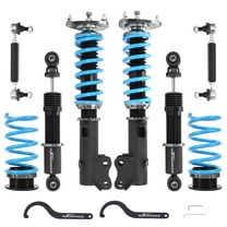 maXpeedingrods Coilover for Honda Odyssey 1999-2004, 24 Levels Damper Adjustable Coilovers Suspension Kit Strut, Height Adjustable T6 Upgraded Lowering Kits Blue