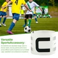 thumbnail image 6 of Hyasfey Captain Armbands for Soccer Adjustable Football Basketball Player Arm Bands Nylon Elastic "C" Bands Team Sports Accessories for Adults Youths, 6 of 7