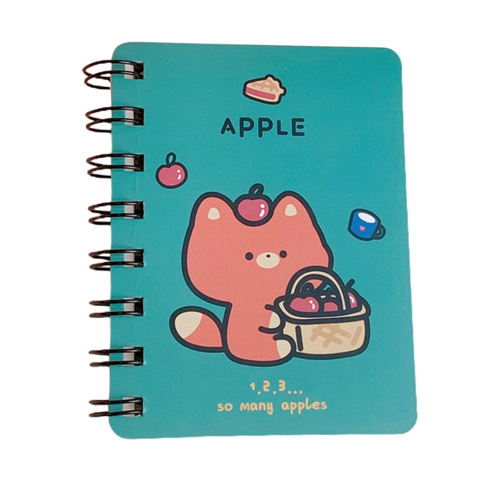 Kawaii Diary Cartoon Coil Notebook A7 Portable Pocket Notepad Journal  Notebook free shipping Office School Supplise Stationery - AliExpress