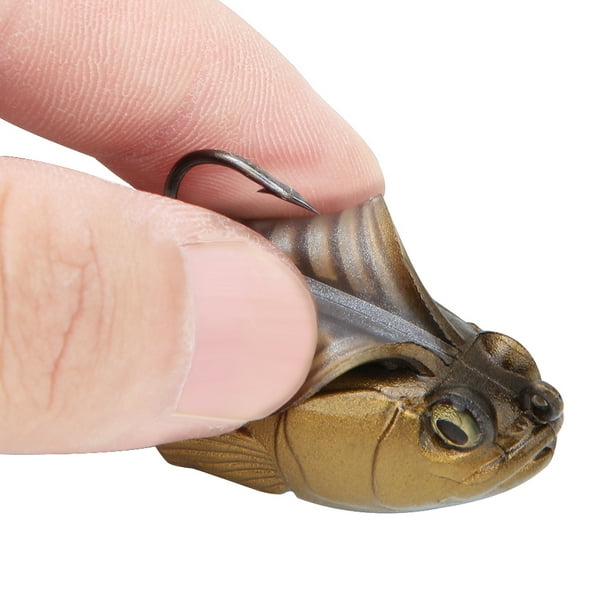 Fish Lure,Silica Gel Artificial Bionic Fishing Lures Silica Gel Lure Power  Packed Performance 
