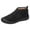 Black, variant on Snow Boots for Women Winter Shoes Toe Cap Furry Lined Ankle Boots Slip On Quilted Comfortable Warm Booties, Coffee, Size 7