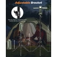 thumbnail image 4 of Rechargeable Camping Light with Stand, 16000mAh Cordless Work Light with 4 LED Lamp Heads, 2500 Lumens Foldable Working Lantern with Detachable Tripod, Camping Essentials Gear Emergency Flashlight, 4 of 9