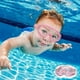 thumbnail image 1 of Swimming Goggles Large Frame | Anti-Fog UV Protection Silicone Strap | Adjustable Comfortable Fit | Macaron Colors Blue Pink Mint Multicolor | 14x6cm | With Storage Box, 1 of 6