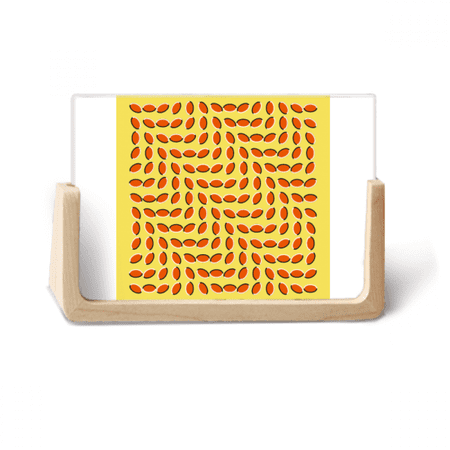 Illusion Lines Repeating Particles Photo Wooden Photo Frame Tabletop Display