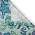thumbnail image 3 of Ambesonne Starfish Kitchen Curtains, Tropical Shells, 55"x45", Multicolor, 3 of 3