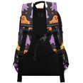thumbnail image 3 of FORMRS Unisex Backpack Elementary School Travel Bookbag with Reflective Stripes, Yellow Halloween Ghosts, 3 of 7