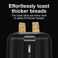 thumbnail image 2 of Proctor Silex 22215PS 2-Slice Extra-Wide Slot Toaster with Cool Wall, Shade Selector, Toast Boost, Auto Shut-Off and Cancel Button, Black, Discontinued, 2 of 8