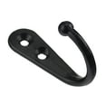 thumbnail image 6 of Wreath Hangers For Front Door 3Pc Black Wall-Mounted Coat Hook, Double-Hole Single Hook, Coat Hook, Hat Hook, Lightweight Hookgarland Door Hanger Door Hanger For Wreath Wreath Hook Wreath Hanger, 6 of 6
