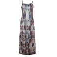 thumbnail image 3 of Innerwin Robes à Bretelles Ligne A Robe Maxi Femme Soirée Longue Ample Robe d'Été Violette m, 3 of 7