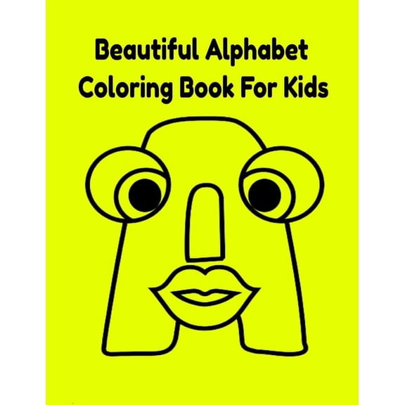 Beautiful Alphabet Coloring Book For Kids, (Paperback)