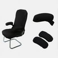 thumbnail image 1 of Lefu 2pcs Removable Chair Armrest Covers Elastic Protector Office Arm Armchair Cover, 1 of 4