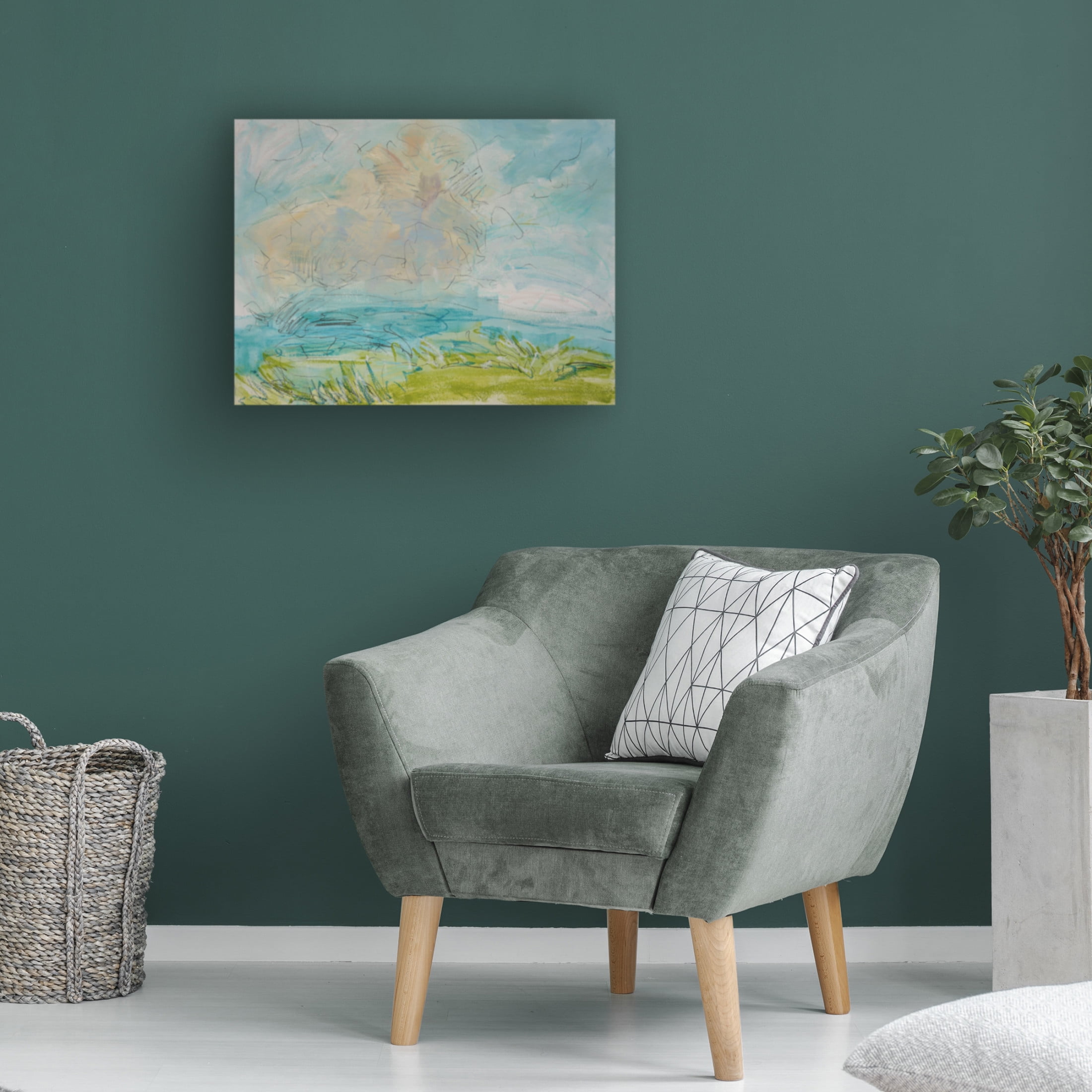 Trademark Fine Art Dorothy Fagan  Heaven and Earth VIII Canvas Wall Art