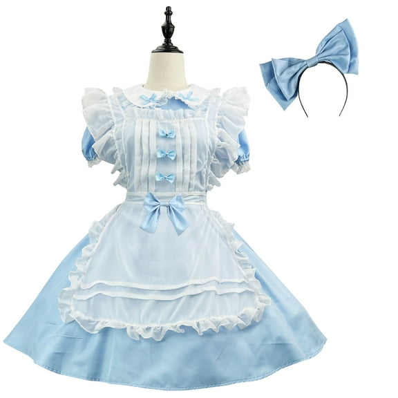Kawaii Alice Style Lolita Maid Outfit Plus Size Performance Dress