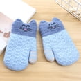 thumbnail image 2 of 4 pares de guantes de invierno para niños y niñas con forro de sherpa, 2 of 5