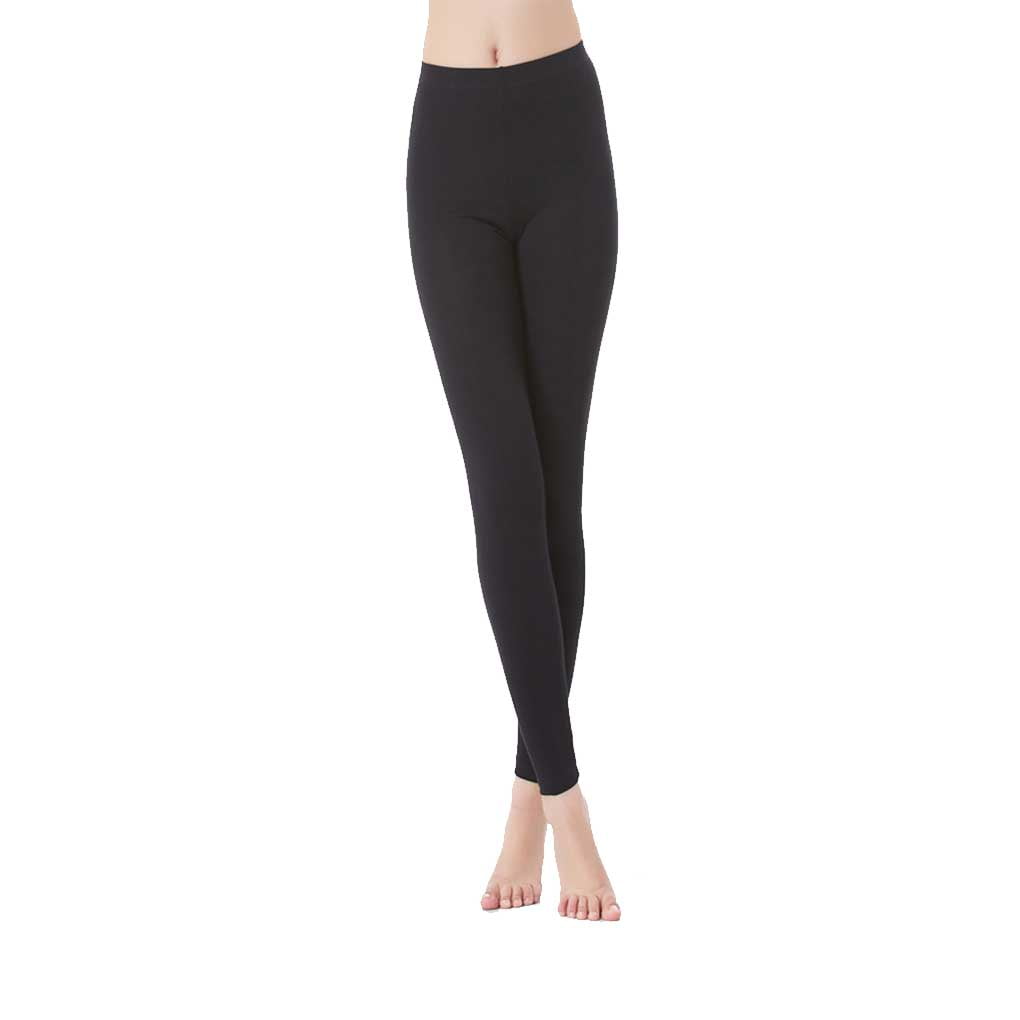 Xinxinyy Femmes Sous Vetements Leggings Elastique Taille Haute Pantalon Thermique Confortable Hiver Automne Couche de Base Pantalon Long Temps Froid Noir Noir Walmart