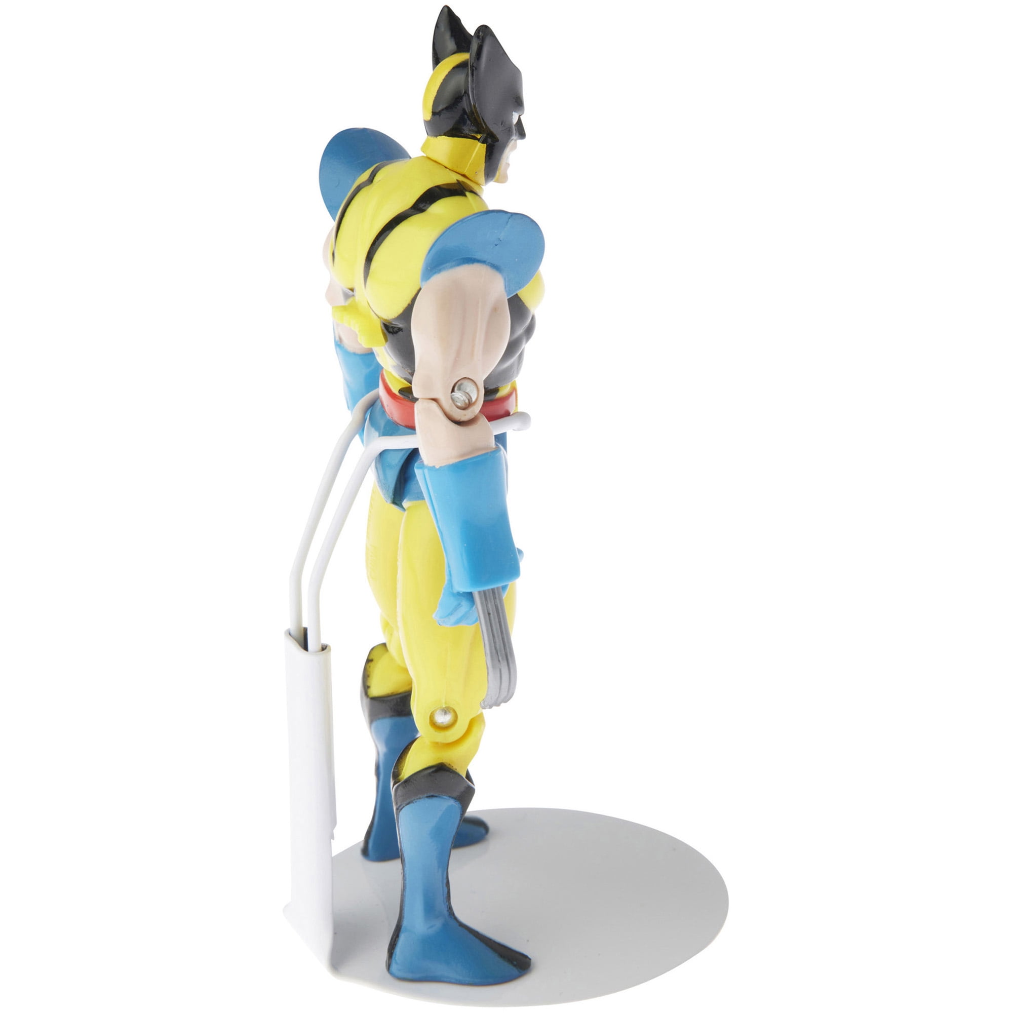 Plymor DSP-25W White Adjustable Action Figure Stand, fits 4.5, 5, and 5.5 inch Action Figures, Waist is 1" - 1.5" wide, 3" - 3.5" around, Pack of 12