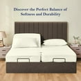 thumbnail image 2 of 5-Piece Split King Sheet Set, 800 Thread Count, 100% Egyptian Cotton, Color Ivory Stripe Pattern, Fits 16-Inch Deep Mattresses, 2 of 5