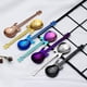 thumbnail image 2 of Juego de cucharas de café de 7 piezas, juego de cucharas de guitarra coloridas de acero inoxidable, cuchara pequeña para el hogar, cuchara de postre, cuchara de helado, cuchara de yogur, cuchara, 2 of 2