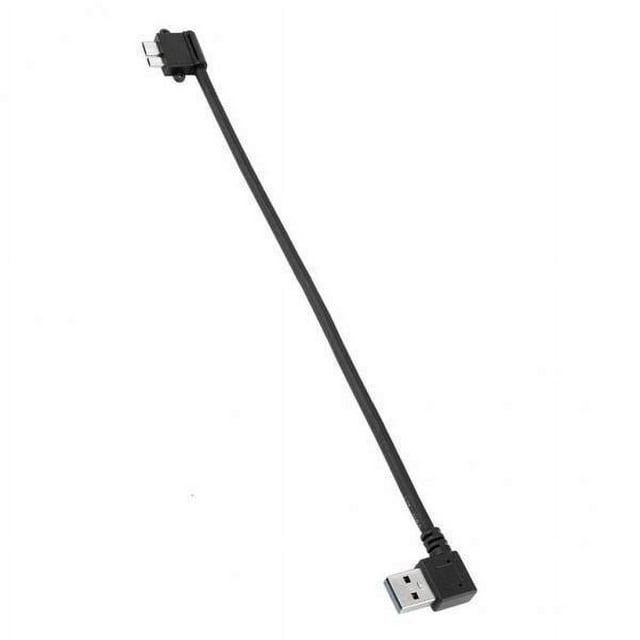 Cables USB 3.0 A Micro USB 3.0 de 10 Pines En Ángulo Recto de 90 Grados de 25 Cm Sunnimix