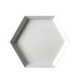 thumbnail image 2 of Bandejas de almacenamiento de acero inoxidable S blancas S Blanco, 2 of 9