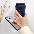 thumbnail image 7 of Compatible with iPhone 15 Mirror Bling Case with Ring Cute Glitter Diamond Rhinestone Holder Loopy Finger Grip Kickstand Stand Luxury Fashion Cover for Women Girls Silver, 7 of 7