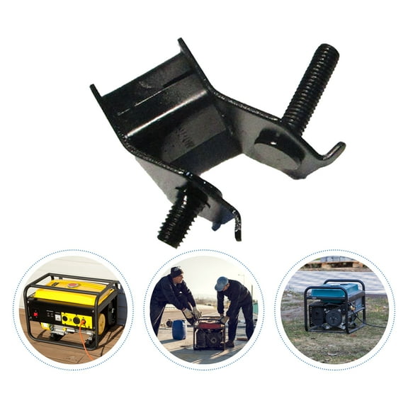 QIFULL 4Pcs Generator Motor Mounts Replacement with Ergonomic Black Rubber for Engine Support