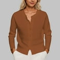 thumbnail image 2 of Women's Casual Button Down Cardigan Soft Lightweight Knit Sweater For Spring And Fall Daily Wear With Jeans Or Skirts, 2 of 8