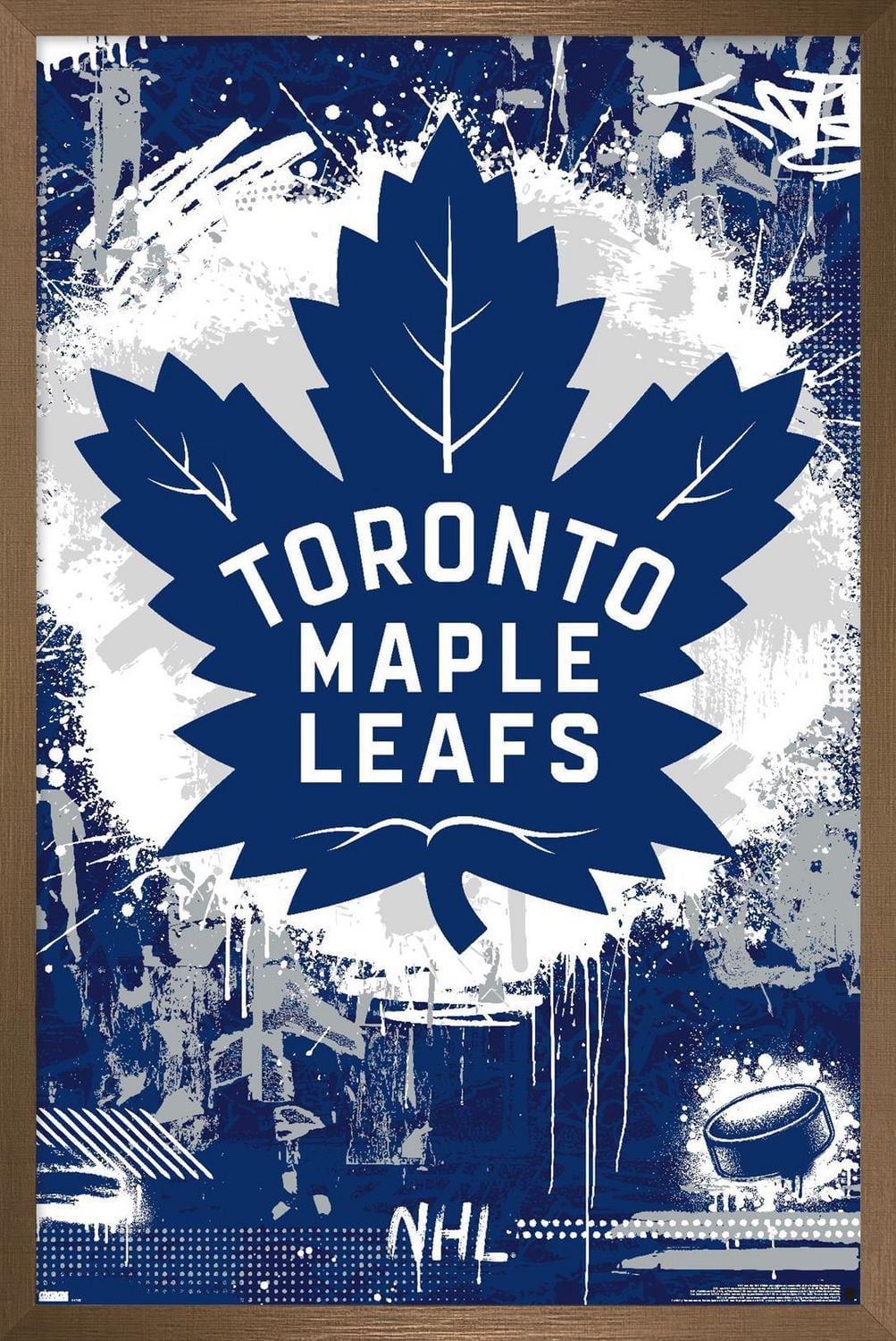 NHL Toronto Maple Leafs - Maximalist Logo 23 Wall Poster