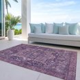 thumbnail image 6 of Addison Rugs Chantille Indoor/Outdoor Transitional Geometric, Abstract Eggplant Washable Rectangle Rug, 10' x 14', 6 of 6