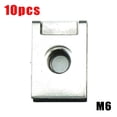 thumbnail image 1 of 10 Pcs 20 Pcs Clips de Voiture 50 Pcs Écrous à Ressort en U Clips M5 M6 Panneau de Carénage Accessoires de Cheminée en Métal, 1 of 4