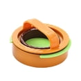 thumbnail image 2 of Round Hamburger Patty Maker - Adjustable Thickness Press for Thick Beef, Chicken & Veggie Burgers, Dishwasher-Safe PP Kitchen Tool (Orange), 2 of 6