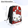 thumbnail image 4 of Hello Kitty Backpack, Travel Laptop Backpack, Water Resistant College School Computer Bag, Durable Daypack, Fit 16 Inch Notebook, 4 of 8