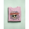 thumbnail image 3 of Fun Cool Summer Trendy Graphic Symbol Women's Sweatshirt, 3 of 4