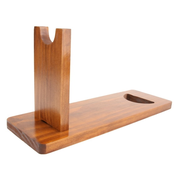 Voiceine Wooden Bottle Rack Single Bottle Holder Countertop Bottle Stand Storage Organizers for Christmas Dinner Party Bars Cellars