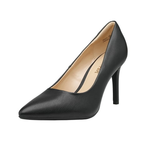 

DREAM PAIRS Women s High Stiletto Heels Pointed Toe Pumps Shoes BLACK DPU213 size 8.5