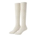 thumbnail image 4 of Daznico Women's Knit Knee High Socks Semi Opaque Stretch Soft Breathable Daily Dress Matching Mid Calf Stockings, 4 of 5