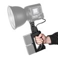 thumbnail image 3 of YONGNUO NP-F Battery Handle Power Supply Base for YONGNUO YNLUX100/ YNLUX100 Pro LED Video Light, 3 of 6