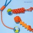 thumbnail image 5 of Oodles Durable Lasso Rope Dog Toy Set, Multicolored, Small, 5 of 10